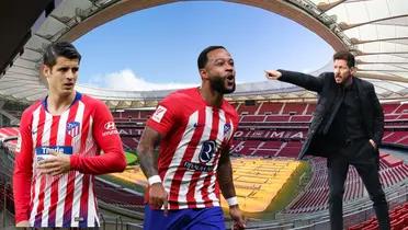 Morata está para volver y Simeone tiene a Depay, el 9 para abrir duelo con Inter