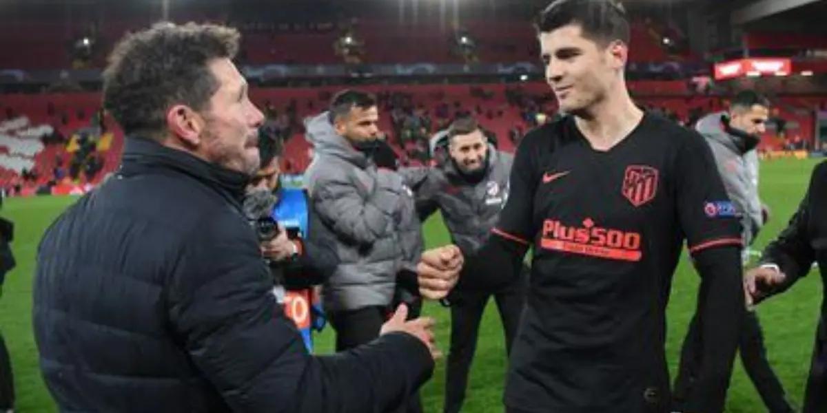 Morata se perdió el gol de la victoria para Atleti vs Almería, esto dijo Simeone