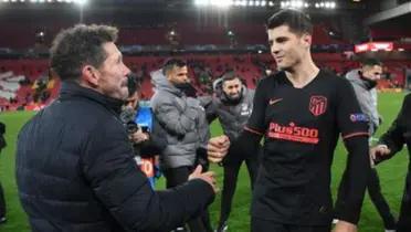 Morata se perdió el gol de la victoria para Atleti vs Almería, esto dijo Simeone