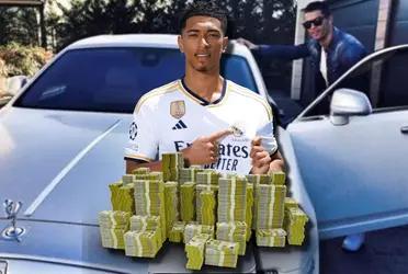 Mucho se ha comparado a Cristiano Ronaldo con Jude Bellingham, pero mira la diferencia de carros que tienen estos dos jugadores