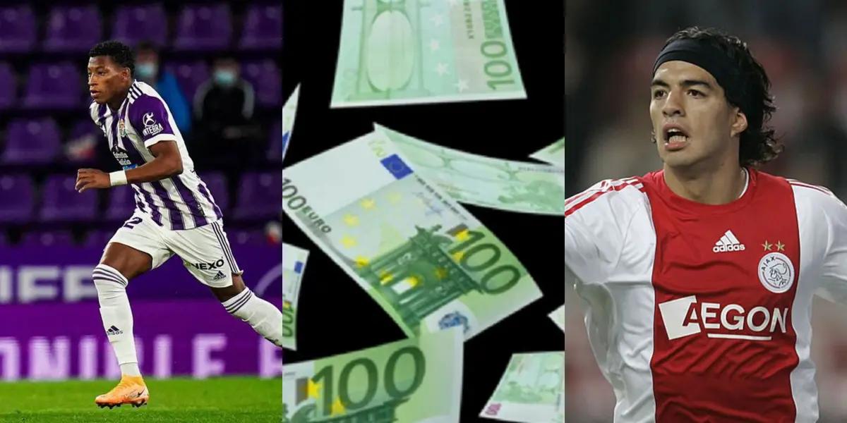 Muchos equipos estarían dispuestos a pagar entre 40 y 50 millones por Gonzalo Plata. En caso de que esto ocurriera, el extremo ecuatoriano podría valer más que Luis Suárez cuando tenía su edad actual, 21 años, dado que el Ajax abonó por el tan solo 7,5 millones de euros.