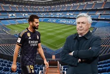 Nacho Fernández fue autor de una brutal patada en la victoria del Real Madrid contra Girona.