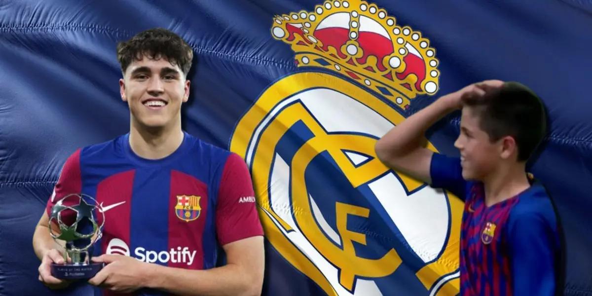 Nació en FC Barcelona pero Pau Cubarsí tiene de ídolo a este jugador del Madrid