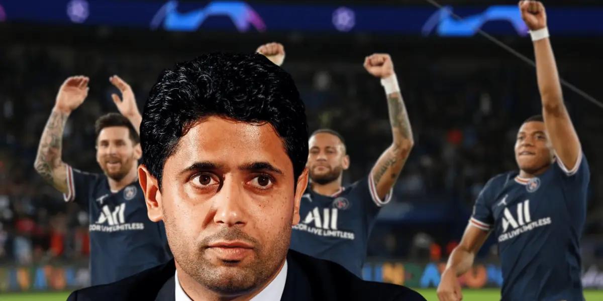 Nasser Al-Khelaïfi habló de la relación con Kylian Mbappé y dejó entrever un detalle de la relación con Lionel Messi y Neymar