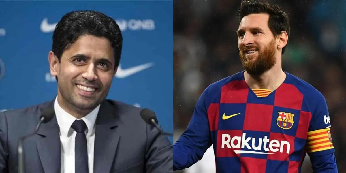 Nasser Al Khelaïfi se encuentra planificando el futuro del equipo en Londres.