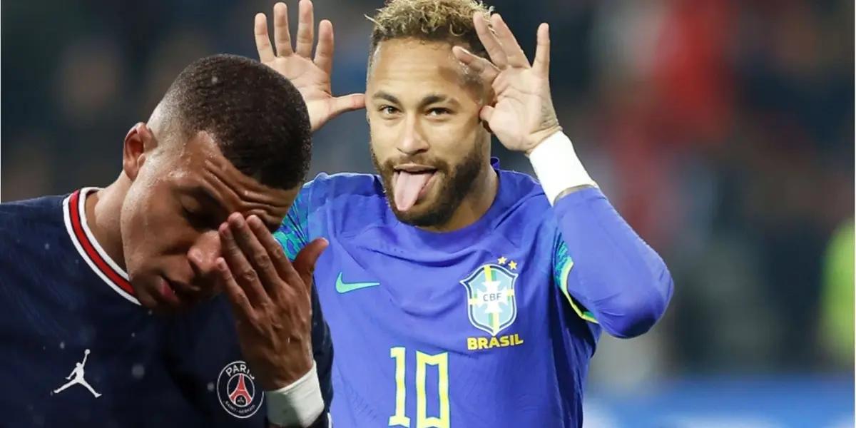 Neymar dejó PSG para llegar al Al-Hilal de Arabia Saudita, de esta manera Mbappé se queda solo y como la unica mega estrella del elenco francés.