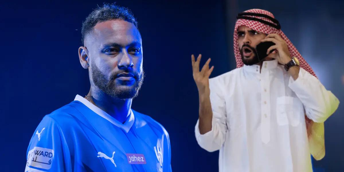 Neymar esta solo hace un mes en Arabia Saudita y las polémicas ya surgen.