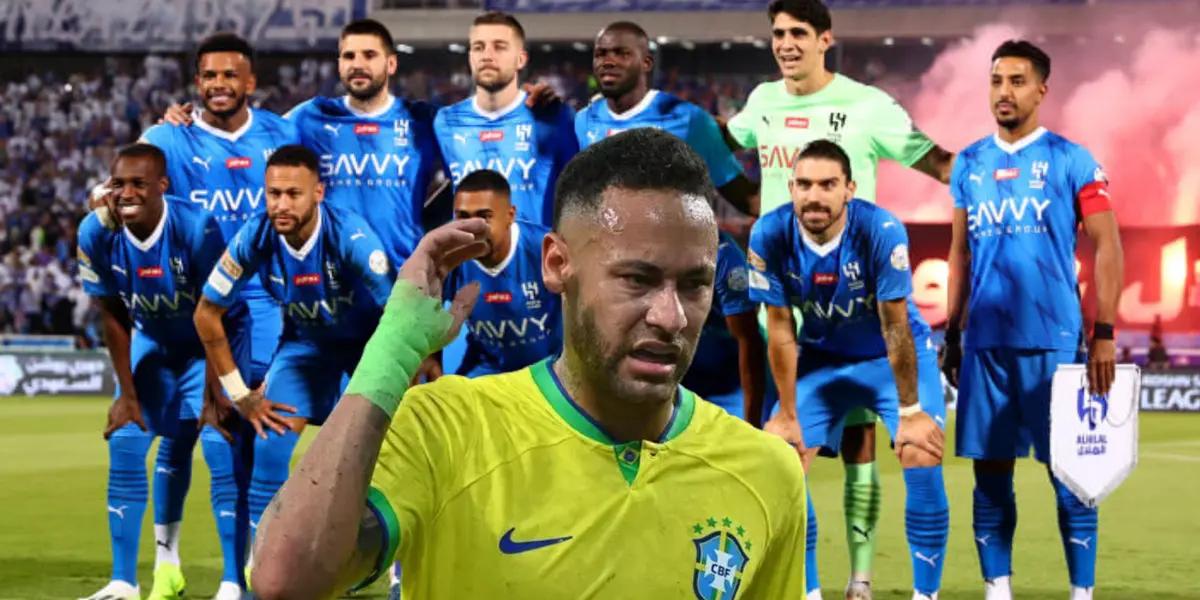 Neymar estará afuera por un largo tiempo debido a su grave lesión y su equipo alcanzó una marca importante sin él