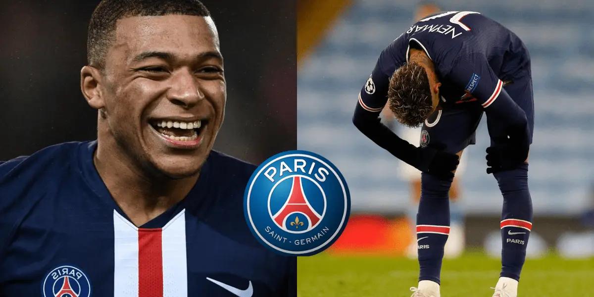 Neymar habría admitido su derrota ante Mbappé.