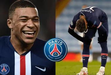 Neymar habría admitido su derrota ante Mbappé.