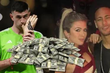 Neymar hizo fiestas inolvidables cuando estuvo en FC Barcelona, mientras en esto gastó su dinero Emiliano Dibu Martínez