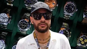 Neymar, jugador del Al-Hilal, que ahora se está recuperando de una lesión