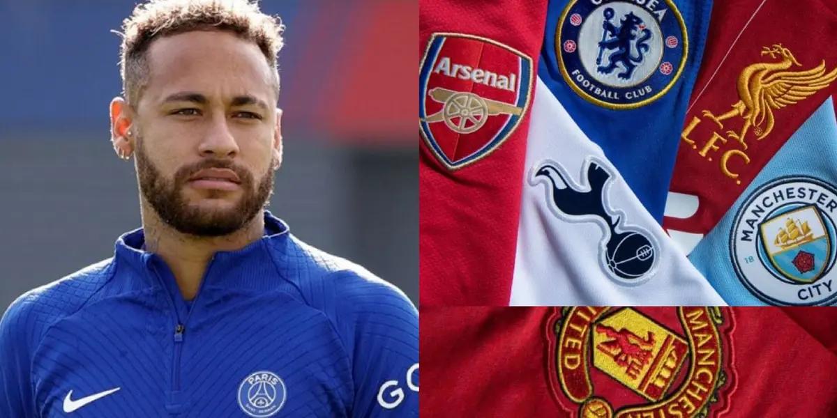 Neymar podría dejar al PSG y en la pelea por su ficha aparece un gigante de Inglaterra dispuesto a soplárselo a Manchester United