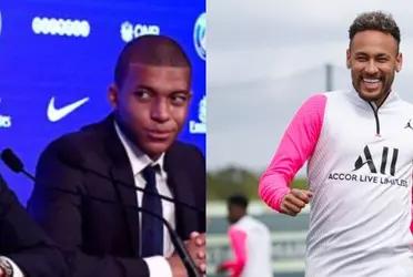 Neymar querría quedarse a cumplir su contrato en el Paris Saint-Germain y eso complicaría tanto a Kylian Mbappé como a Al-Khelaifi dado que no podrían fichar otra estrella para el equipo.