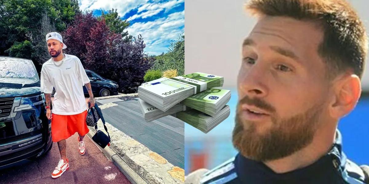 Neymar se dio un gran lujo comprando un carro de 3 millones pero Lionel Messi lo hizo en un transporte mucho más particular