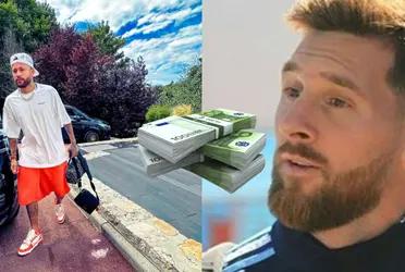 Neymar se dio un gran lujo comprando un carro de 3 millones pero Lionel Messi lo hizo en un transporte mucho más particular