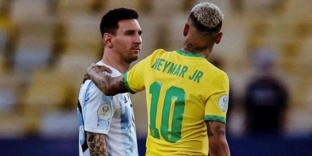 Neymar se quedará fuera de las canchas por varios meses y Lionel Messi no dejó pasar la noticia por alto