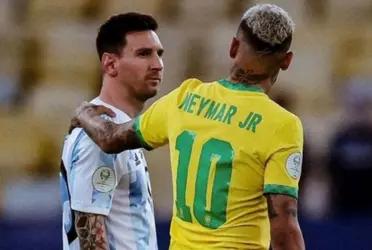 Neymar se quedará fuera de las canchas por varios meses y Lionel Messi no dejó pasar la noticia por alto
