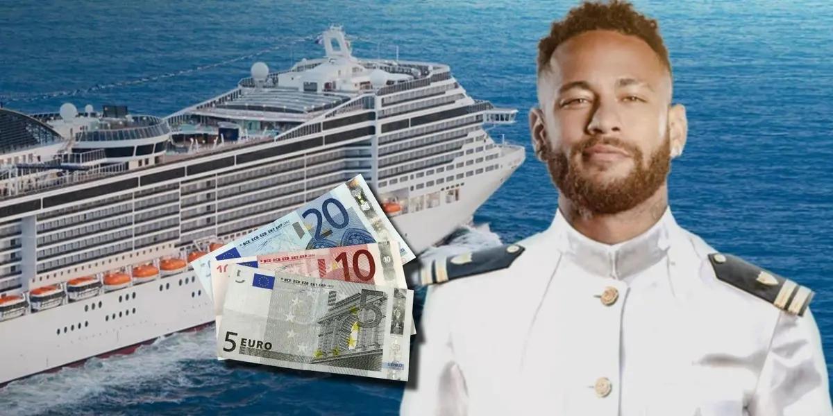 Neymar tiene todo listo para irse a su crucero de fiesta aunque está lesionado y los hinchas se ilusionan
