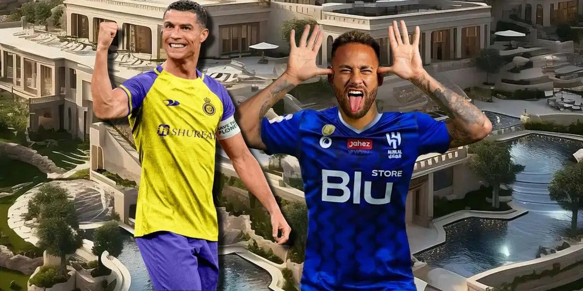 Neymar tiene una mansión con todas las comodidades posibles, pero aún así no llega a la de Cristiano Ronaldo porque le incluyeron un supermercado