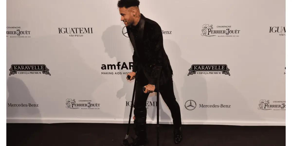 Neymar tuvo un gesto que llamó la atención de todos y no tardó en viralizarse en redes sociales