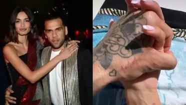 Ni bien salió de la prisión, Alves volvió con Sanz y dejaron este mensaje oculto