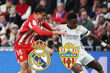 Ni Kepa ni Rudiger, el jugador del Madrid que no dió la talla vs Almería