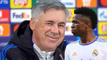 Ni sus reacciones, ni los insultos, Ancelotti confesó qué le preocupa de Vinicius