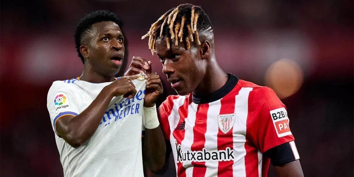 Nico Williams fue ofrecido al Real Madrid y quedaba como anillo al dedo para reemplazar a Vinicius, esto hizo Florentino Pérez