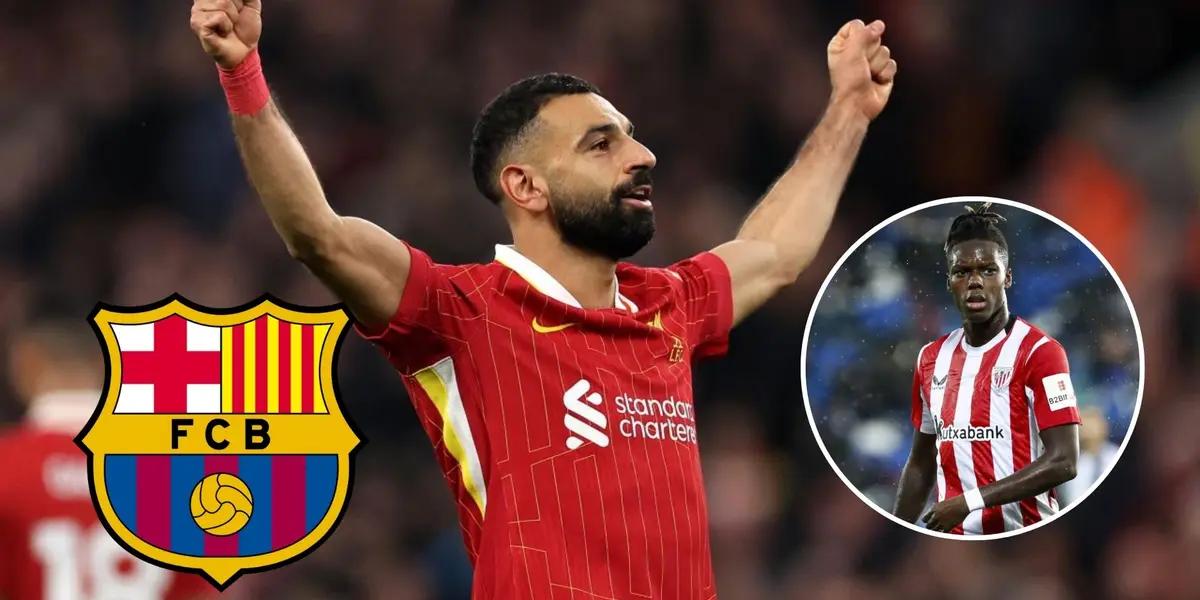 Nico Williams - Mohamed Salah (Foto: Liverpool)