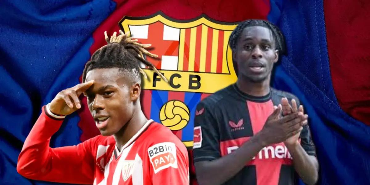 Nico Williams y Jeremie Frimpong / Foto: Collage