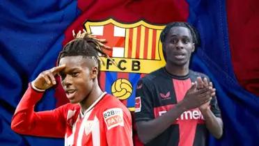 Nico Williams y Jeremie Frimpong / Foto: Collage