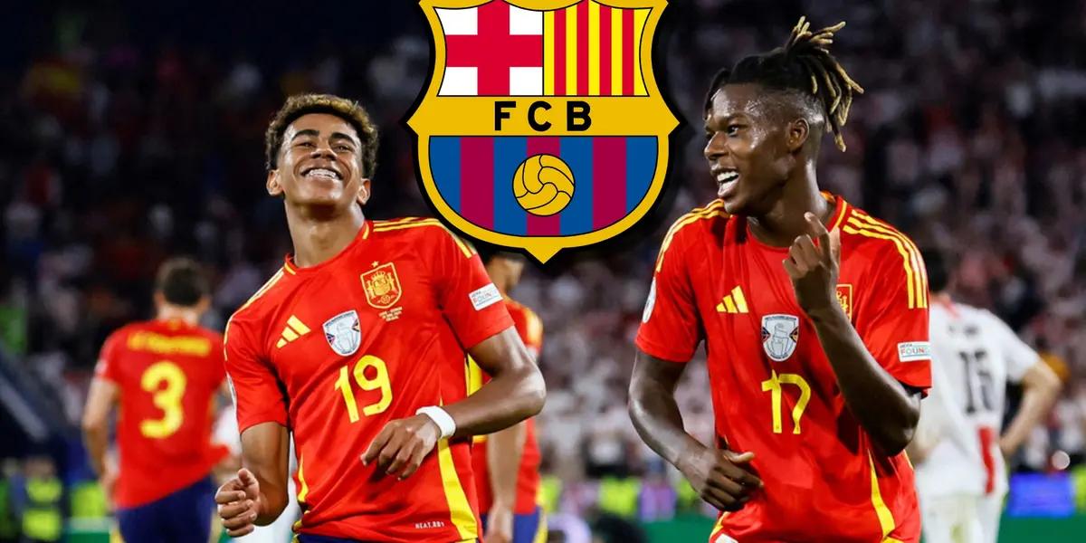 Nico Williams y Lamine Yamal / Foto: Collage
