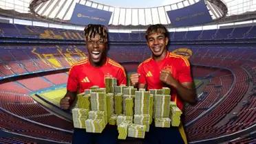 Nico Williams y Lamine Yamal / Foto: Collage