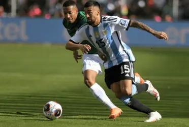 Nicolás González sentenció el partido contra Bolivia con un golazo para el 3 a 0 definitivo