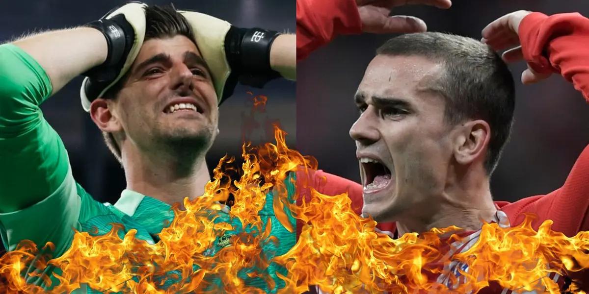 No creerás la lección que le dio Griezmann al arquero del Real Madrid