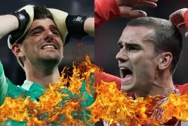 No creerás la lección que le dio Griezmann al arquero del Real Madrid