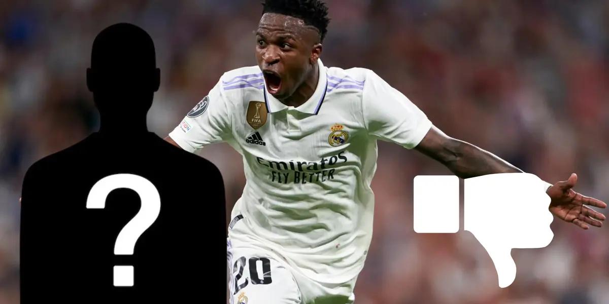 No duró un suspiro en el Madrid pero le marca a Vinicius como tiene que actuar
