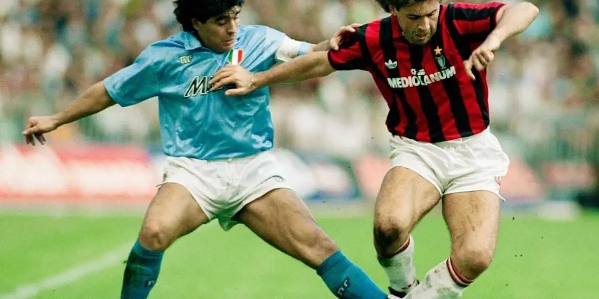 No pudo aguantar la emoción en el homenaje a Diego Armando Maradona en la Premier League.