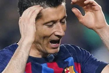 No se puede creer lo que falló Robert Lewandowski al minuto de juego en Pamplona