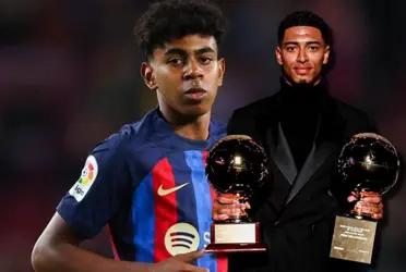 No solo Jude Bellingham ganó un trofeo, mira el que le dieron a Lamine Yamal y sin tanta prensa