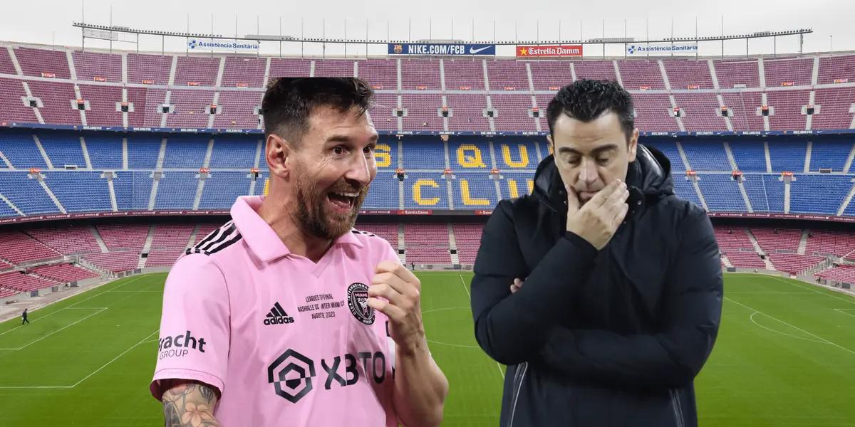 No tenía lugar para Xavi Hernández y ahora podría llegar a juntarse con Lionel Messi en Inter Miami