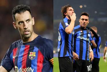 No tiene minutos en el Barcelona gracias a Sergio Busquets y el Inter de Milán se lo llevaría hacia Italia.