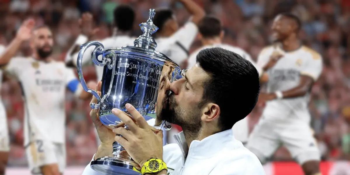 Novak Djokovic sigue agigantando su leyenda en el tenis y también tiene una relación de amistad con un merengue