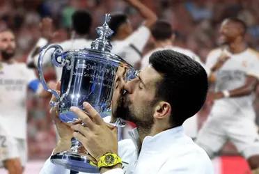 Novak Djokovic sigue agigantando su leyenda en el tenis y también tiene una relación de amistad con un merengue