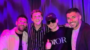 Nunca antes visto, así festejó Messi la victoria del Inter en una discoteca