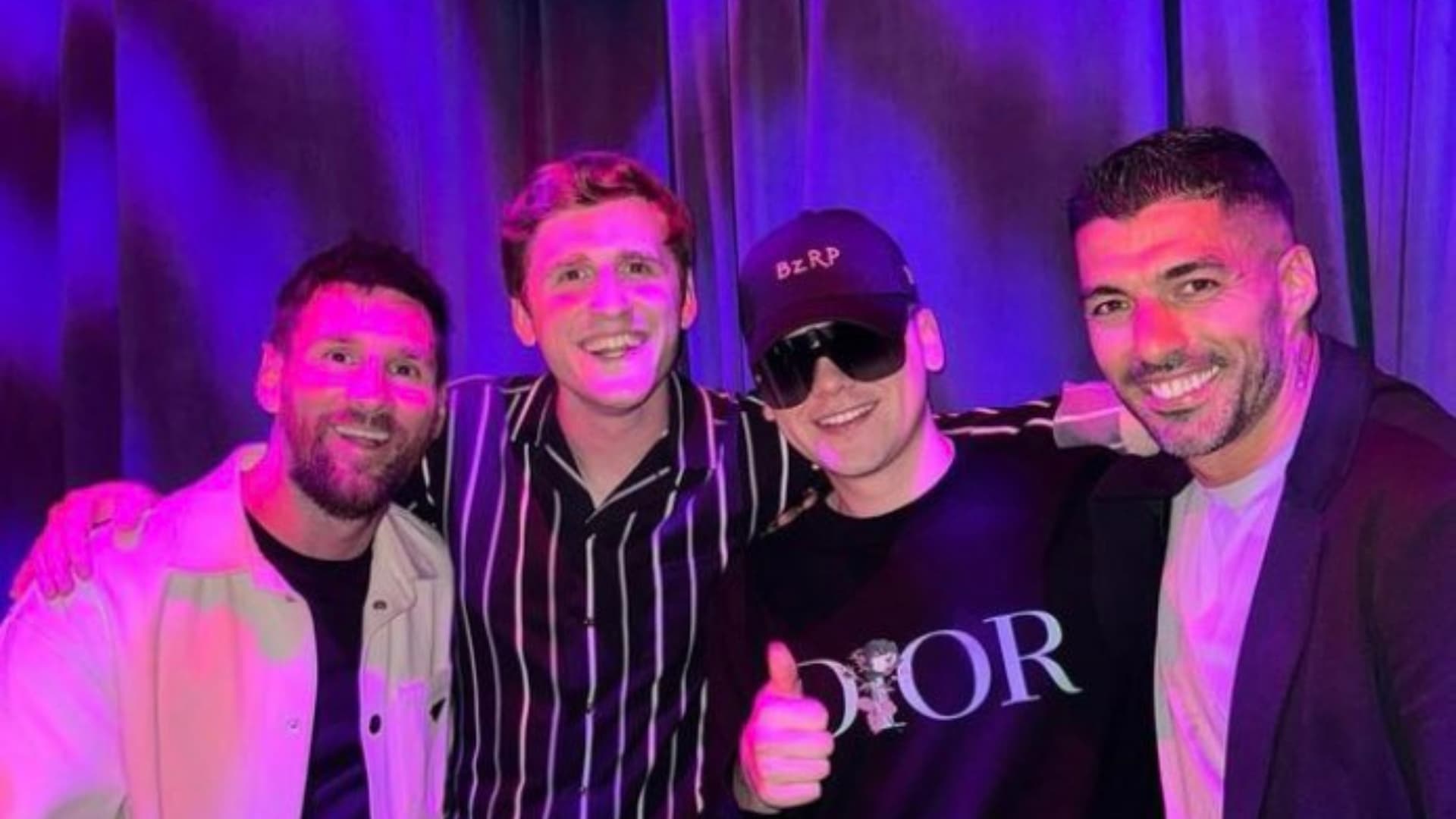 Nunca antes visto, así festejó Messi la victoria del Inter en una discoteca