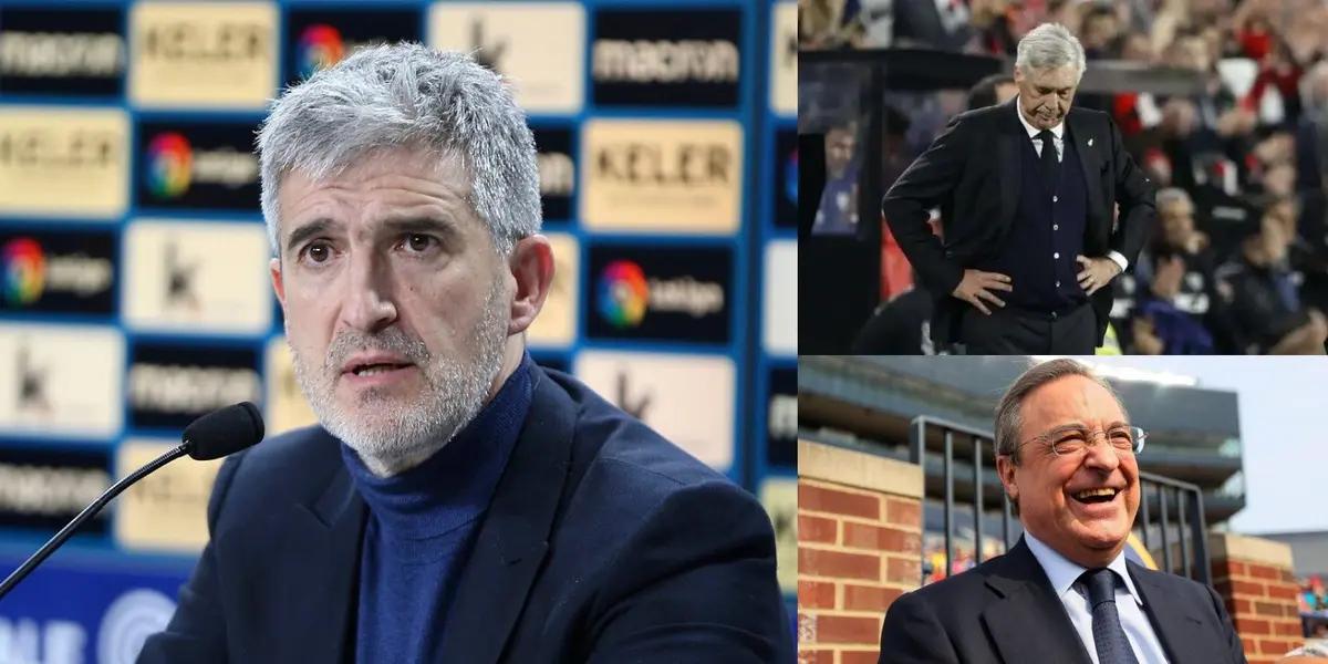 Olabe calienta el clásico ante el Real Madrid en la liga española.