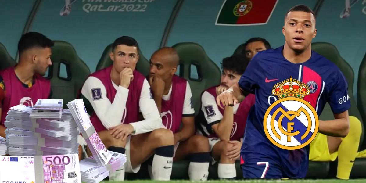 Opacó a CR7 y cuesta 175 millones, PSG lo quiere si Mbappé se va a Real Madrid