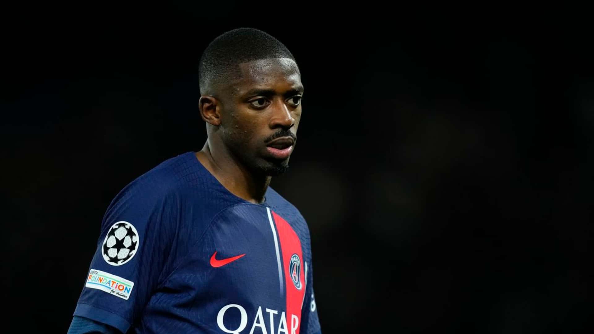 Ousmane Dembelé con la camiseta del PSG